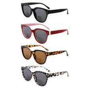 eyekeeper.com 4 Pack Thicker Frame Bifocal Reading Sunglasses SBR9110 Sunglasses White Smoke 4 Pairs Mix / +1.00,4 Pairs Mix / +1.50,4 Pairs Mix / +1.75,4 Pairs Mix / +2.00,4 Pairs Mix / +3.00