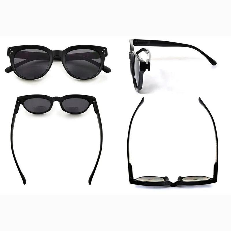 eyekeeper.com 4 Pack Thicker Frame Bifocal Reading Sunglasses SBR9110 Sunglasses White Smoke 4 Pairs Mix / +1.00,4 Pairs Mix / +1.50,4 Pairs Mix / +1.75,4 Pairs Mix / +2.00,4 Pairs Mix / +3.00