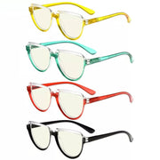 eyekeeper.com 4 Pack Thicker Frame Blue Light Filter Reading Glasses UV2006 Eyeglasses White Smoke 4 Pairs Mix / without magnification,4 Pairs Mix / +0.50,4 Pairs Mix / +0.75,4 Pairs Mix / +1.00,4 Pairs Mix / +1.25,4 Pairs Mix / +1.50,4 Pairs Mix / +1.75,4 Pairs Mix / +2.00,4 Pairs Mix / +2.50,4 Pairs Mix / +3.00
