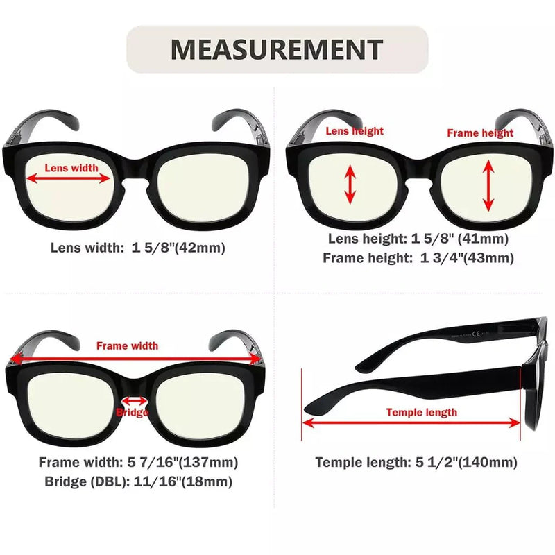 eyekeeper.com 4 Pack Thicker Frame Blue Light Filter Reading Glasses UV2013 Eyeglasses White Smoke 4 Pairs Mix / without magnification,4 Pairs Mix / +0.50,4 Pairs Mix / +0.75,4 Pairs Mix / +1.00,4 Pairs Mix / +1.25,4 Pairs Mix / +1.50,4 Pairs Mix / +1.75,4 Pairs Mix / +2.00,4 Pairs Mix / +2.50,4 Pairs Mix / +3.00