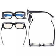 eyekeeper.com 4 Pack Thicker Frame Design Blue Light Filter Reading Glasses UVR9107 Eyeglasses White Smoke 4 Pairs Mix / without magnification,4 Pairs Mix / +0.50,4 Pairs Mix / +0.75,4 Pairs Mix / +1.00,4 Pairs Mix / +1.25,4 Pairs Mix / +1.50,4 Pairs Mix / +1.75,4 Pairs Mix / +2.00,4 Pairs Mix / +2.50,4 Pairs Mix / +3.00