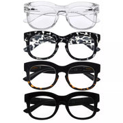 eyekeeper.com 4 Pack Thicker Frame Reading Glasses Chic Eyeglasses R2013 Eyeglasses White Smoke 4 Pairs Mix / without magnification,4 Pairs Mix / +0.50,4 Pairs Mix / +0.75,4 Pairs Mix / +1.00,4 Pairs Mix / +1.25,4 Pairs Mix / +1.50,4 Pairs Mix / +1.75,4 Pairs Mix / +2.00,4 Pairs Mix / +2.25,4 Pairs Mix / +2.50,4 Pairs Mix / +2.75,4 Pairs Mix / +3.00