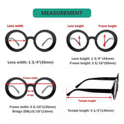 eyekeeper.com 4 Pack Thicker Frame Round Bifocal Reading Glasses SG9109TMP Eyeglasses White Smoke 4 Pairs Mix / +1.00,4 Pairs Mix / +1.50,4 Pairs Mix / +1.75,4 Pairs Mix / +2.50,4 Pairs Mix / +3.00,4 Pairs Mix / +3.50