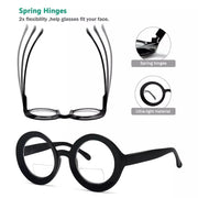 eyekeeper.com 4 Pack Thicker Frame Round Bifocal Reading Glasses SG9109TMP Eyeglasses White Smoke 4 Pairs Mix / +1.00,4 Pairs Mix / +1.50,4 Pairs Mix / +1.75,4 Pairs Mix / +2.50,4 Pairs Mix / +3.00,4 Pairs Mix / +3.50