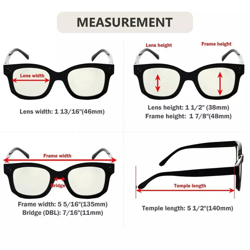 eyekeeper.com 4 Pack Thicker Frame Square Blue Light Filter Readers UVR2002 Eyeglasses White Smoke 4 Pairs Mix / Select a Magnification Strength,4 Pairs Mix / without magnification,4 Pairs Mix / +0.50,4 Pairs Mix / +0.75,4 Pairs Mix / +1.00,4 Pairs Mix / +1.25,4 Pairs Mix / +1.50,4 Pairs Mix / +1.75,4 Pairs Mix / +2.00,4 Pairs Mix / +2.50,4 Pairs Mix /