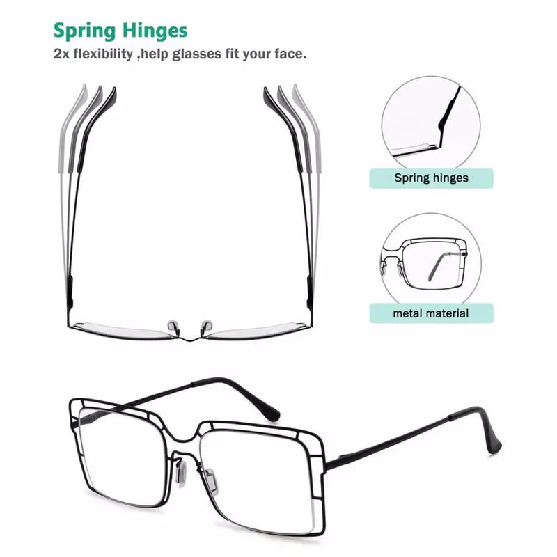 eyekeeper.com 4 Pack Thin Metal Hollow Frame Reading Glasses R2301 Eyeglasses White Smoke 4 Pairs Mix / +0.50,4 Pairs Mix / +0.75,4 Pairs Mix / +1.00,4 Pairs Mix / +1.25,4 Pairs Mix / +1.50,4 Pairs Mix / +1.75,4 Pairs Mix / +2.00,4 Pairs Mix / +2.25,4 Pairs Mix / +2.50,4 Pairs Mix / +2.75,4 Pairs Mix / +3.00,4 Pairs Mix / +3.25,4 Pairs Mix / +