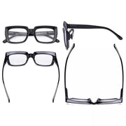 eyekeeper.com Thicker Frame Trendy Reading Glasses Stylish Readers R9107 Eyeglasses White Smoke Black / without magnification,Black / +0.50,Black / +0.75,Black / +1.00,Black / +1.25,Black / +1.50,Black / +1.75,Black / +2.00,Black / +2.25,Black / +2.50,Black / +2.75,Black / +3.00,Black / +3.25,Black / +3.50,Black / +3.75,Black / +4.00,Black / +5.00,B