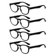 eyekeeper.com 4 Pack Stylish Reading Glasses R086 Eyeglasses White Smoke Black-4pcs / +0.50,Black-4pcs / +0.75,Black-4pcs / +1.00,Black Clear-4pcs / +0.50,Black Clear-4pcs / +0.75,Black Clear-4pcs / +1.00,Black Clear-4pcs / +1.75,Black Clear-4pcs / +2.00,Black Clear-4pcs / +2.25,Black Clear-4pcs / +2.50,Black Clear-4pcs / +3.0