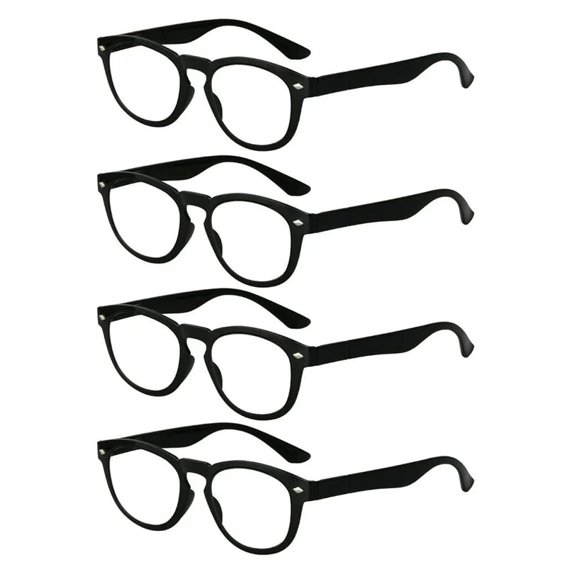 eyekeeper.com 4 Pack Stylish Reading Glasses R086 Eyeglasses White Smoke Black-4pcs / +0.50,Black-4pcs / +0.75,Black-4pcs / +1.00,Black Clear-4pcs / +0.50,Black Clear-4pcs / +0.75,Black Clear-4pcs / +1.00,Black Clear-4pcs / +1.75,Black Clear-4pcs / +2.00,Black Clear-4pcs / +2.25,Black Clear-4pcs / +2.50,Black Clear-4pcs / +3.0