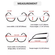 eyekeeper.com 4 Pack Two Tone Bifocal Reading Glasses BR2114 Eyeglasses White Smoke 4 Pairs Mix / +1.00,4 Pairs Mix / +1.50,4 Pairs Mix / +2.00,4 Pairs Mix / +2.50,4 Pairs Mix / +3.00,4 Pairs Mix / +3.50