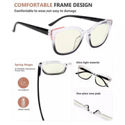 eyekeeper.com 4 Pack Two Tone Blue Light Filter Reading Glasses UV2114 Eyeglasses White Smoke 4 Pairs Mix / without magnification,4 Pairs Mix / +0.50,4 Pairs Mix / +0.75,4 Pairs Mix / +1.00,4 Pairs Mix / +1.25,4 Pairs Mix / +1.50,4 Pairs Mix / +1.75,4 Pairs Mix / +2.00,4 Pairs Mix / +2.25,4 Pairs Mix / +2.50,4 Pairs Mix / +2.75,4 Pairs Mix / +3.00