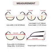 eyekeeper.com 4 Pack Two Tone Blue Light Filter Reading Glasses UV2114 Eyeglasses White Smoke 4 Pairs Mix / without magnification,4 Pairs Mix / +0.50,4 Pairs Mix / +0.75,4 Pairs Mix / +1.00,4 Pairs Mix / +1.25,4 Pairs Mix / +1.50,4 Pairs Mix / +1.75,4 Pairs Mix / +2.00,4 Pairs Mix / +2.25,4 Pairs Mix / +2.50,4 Pairs Mix / +2.75,4 Pairs Mix / +3.00