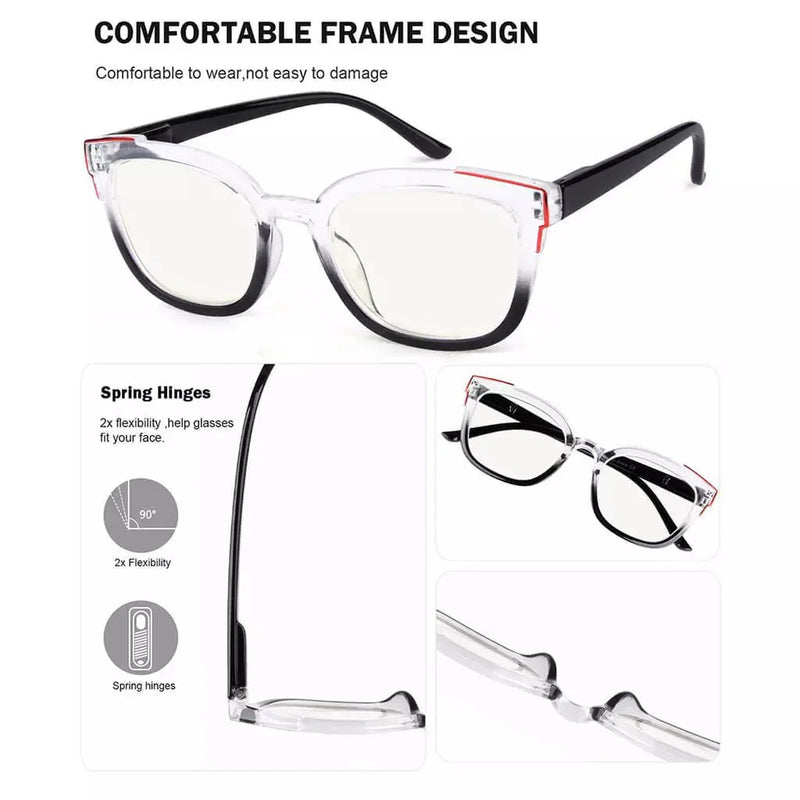 eyekeeper.com 4 Pack Two Tone Progressive Multifocal Reading Glasses M2114 Eyeglasses White Smoke 4 Pairs Mix / +1.00,4 Pairs Mix / +1.25,4 Pairs Mix / +1.50,4 Pairs Mix / +1.75,4 Pairs Mix / +2.00,4 Pairs Mix / +2.25,4 Pairs Mix / +2.50,4 Pairs Mix / +3.00,4 Pairs Mix / +3.50
