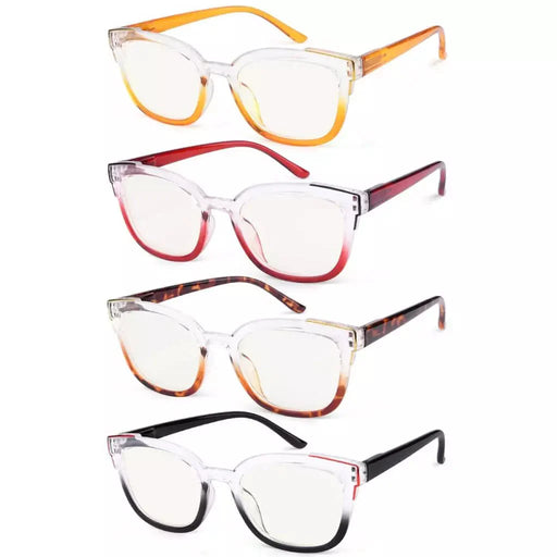 eyekeeper.com 4 Pack Two Tone Progressive Multifocal Reading Glasses M2114 Eyeglasses White Smoke 4 Pairs Mix / +1.00,4 Pairs Mix / +1.25,4 Pairs Mix / +1.50,4 Pairs Mix / +1.75,4 Pairs Mix / +2.00,4 Pairs Mix / +2.25,4 Pairs Mix / +2.50,4 Pairs Mix / +3.00,4 Pairs Mix / +3.50