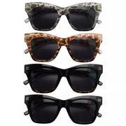 eyekeeper.com 4 Pack Vintage Bifocal Reading Sunglasses Thick Frame Readers SBR2111 Sunglasses White Smoke 4 Pairs Mix / +1.00,4 Pairs Mix / +1.50,4 Pairs Mix / +2.00,4 Pairs Mix / +2.50,4 Pairs Mix / +3.00