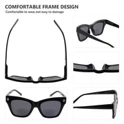 eyekeeper.com 4 Pack Vintage Bifocal Reading Sunglasses Thick Frame Readers SBR2111 Sunglasses White Smoke 4 Pairs Mix / +1.00,4 Pairs Mix / +1.50,4 Pairs Mix / +2.00,4 Pairs Mix / +2.50,4 Pairs Mix / +3.00