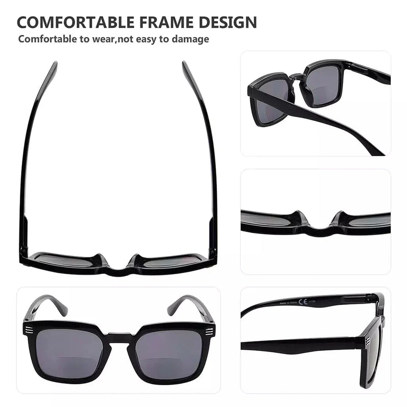 eyekeeper.com 4 Pack Vintage Bifocal Sunglasses Reading Glasses SBR2104 Sunglasses White Smoke 4 Pairs Mix / +1.00,4 Pairs Mix / +1.50,4 Pairs Mix / +2.00,4 Pairs Mix / +2.50,4 Pairs Mix / +3.00