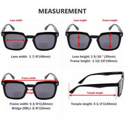 eyekeeper.com 4 Pack Vintage Bifocal Sunglasses Reading Glasses SBR2104 Sunglasses White Smoke 4 Pairs Mix / +1.00,4 Pairs Mix / +1.50,4 Pairs Mix / +2.00,4 Pairs Mix / +2.50,4 Pairs Mix / +3.00