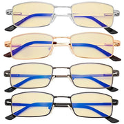eyekeeper.com 4 Pack Vintage Blue Light Blocking Reading Glasses TMCG1709 Eyeglasses White Smoke 4 Pairs Mix / without magnification,4 Pairs Mix / +0.50,4 Pairs Mix / +0.75,4 Pairs Mix / +1.00,4 Pairs Mix / +1.25,4 Pairs Mix / +1.50,4 Pairs Mix / +1.75,4 Pairs Mix / +2.00,4 Pairs Mix / +2.25,4 Pairs Mix / +2.50,4 Pairs Mix / +3.00