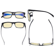 eyekeeper.com 4 Pack Vintage Pattern Blue Light Blocking Readers TMR047 Eyeglasses White Smoke 2Brown-2Grey / without magnification,2Brown-2Grey / +0.50,2Brown-2Grey / +0.75,2Brown-2Grey / +1.00,2Brown-2Grey / +1.25,2Brown-2Grey / +1.50,2Brown-2Grey / +1.75,2Brown-2Grey / +2.00,2Brown-2Grey / +2.50,2Brown-2Grey / +3.00