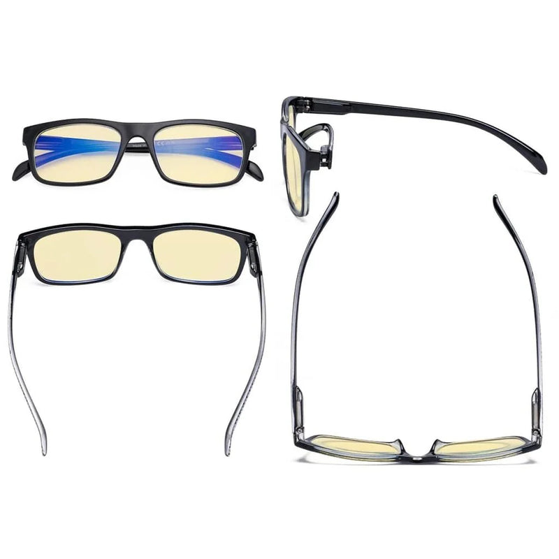 eyekeeper.com 4 Pack Vintage Pattern Blue Light Blocking Readers TMR047 Eyeglasses White Smoke 2Brown-2Grey / without magnification,2Brown-2Grey / +0.50,2Brown-2Grey / +0.75,2Brown-2Grey / +1.00,2Brown-2Grey / +1.25,2Brown-2Grey / +1.50,2Brown-2Grey / +1.75,2Brown-2Grey / +2.00,2Brown-2Grey / +2.50,2Brown-2Grey / +3.00
