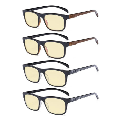 eyekeeper.com 4 Pack Vintage Pattern Blue Light Blocking Readers TMR047 Eyeglasses White Smoke 2Brown-2Grey / without magnification,2Brown-2Grey / +0.50,2Brown-2Grey / +0.75,2Brown-2Grey / +1.00,2Brown-2Grey / +1.25,2Brown-2Grey / +1.50,2Brown-2Grey / +1.75,2Brown-2Grey / +2.00,2Brown-2Grey / +2.50,2Brown-2Grey / +3.00