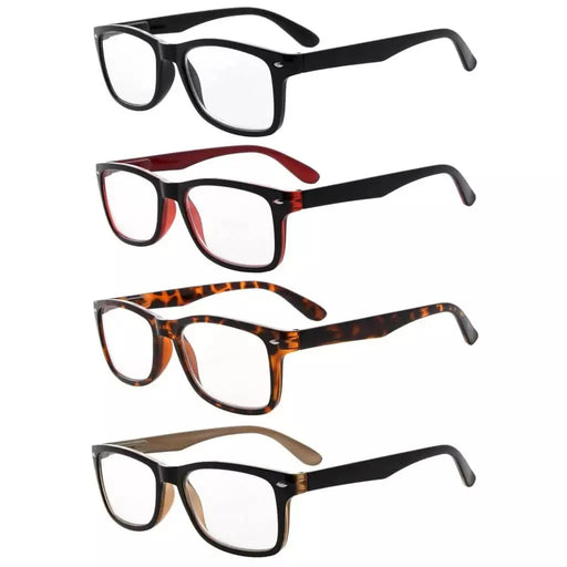 eyekeeper.com 4 Pack Vintage Reading Glasses R075 Eyeglasses White Smoke 4 Pairs Mix / +0.50,4 Pairs Mix / +0.75,4 Pairs Mix / +1.00,4 Pairs Mix / +1.25,4 Pairs Mix / +1.50,4 Pairs Mix / +1.75,4 Pairs Mix / +2.00,4 Pairs Mix / +2.25,4 Pairs Mix / +2.50,4 Pairs Mix / +2.75,4 Pairs Mix / +3.00,4 Pairs Mix / +3.50,4 Pairs Mix / +