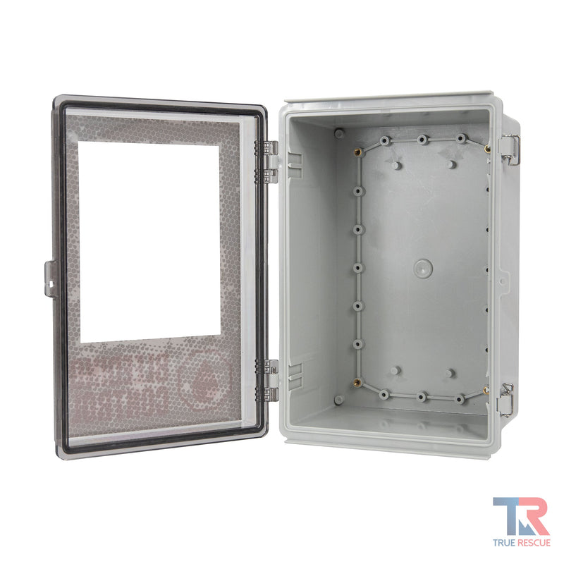 True Rescue Individual Bleeding Control Cabinet Cabinet White Smoke Non-Alarmed,Alarmed