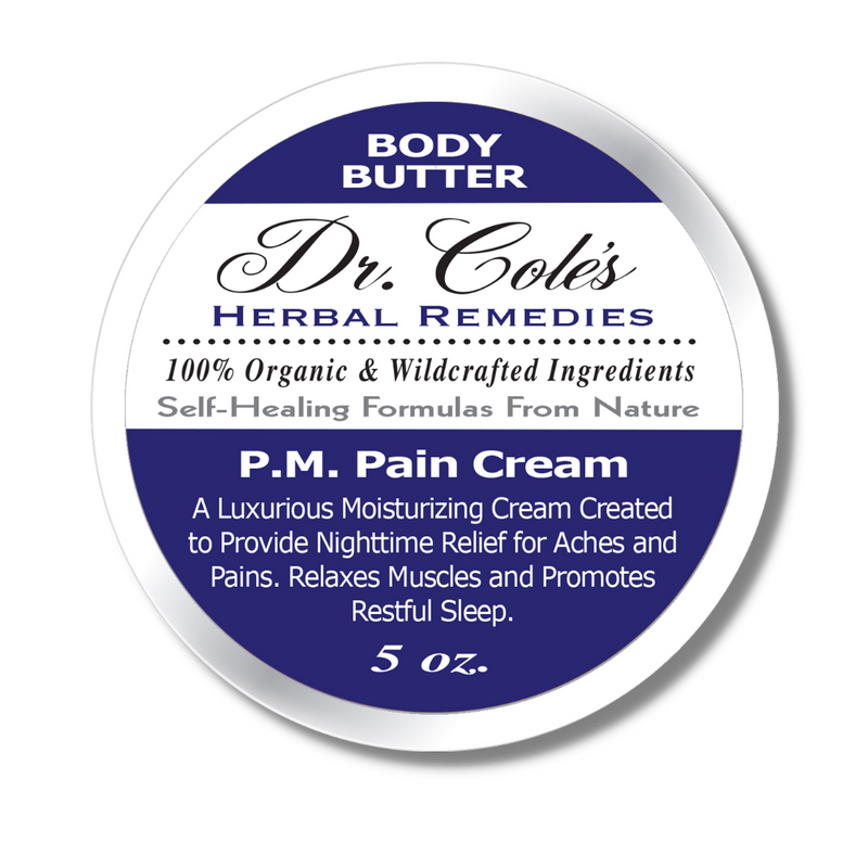 COLEHERBALS LLC 25 - Dr. Cole's P.M. Pain Cream Herbal Light Gray