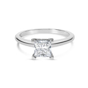 Bids.com 14K White Gold 1.0 Cttw Princess Lab-Grown Diamond Solitaire Engagement  Ring (F-G Color, VS1-VS2 Clarity) - Ring Size 7 Rings White Smoke 7 / White.Gold,9 / White.Gold,6 / White.Gold,8 / White.Gold,5 / White.Gold
