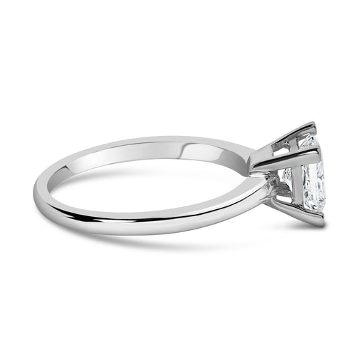Bids.com 14K White Gold 1.0 Cttw Princess Lab-Grown Diamond Solitaire Engagement  Ring (F-G Color, VS1-VS2 Clarity) - Ring Size 7 Rings White Smoke 7 / White.Gold,9 / White.Gold,6 / White.Gold,8 / White.Gold,5 / White.Gold