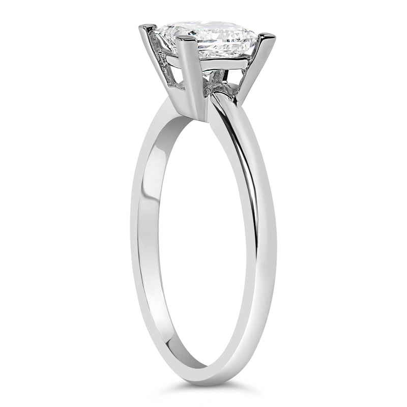 Bids.com 14K White Gold 1.0 Cttw Princess Lab-Grown Diamond Solitaire Engagement  Ring (F-G Color, VS1-VS2 Clarity) - Ring Size 7 Rings White Smoke 7 / White.Gold,9 / White.Gold,6 / White.Gold,8 / White.Gold,5 / White.Gold