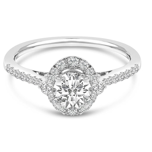 Bids.com 14K White Gold 1.00 Cttw Lab-Grown Diamond Oval Shaped Halo Engagement Ring (F-G Color, VS1-VS2 Clarity) - Ring Size 7 Rings White Smoke 7 / White.Gold,5 / White.Gold,6 / White.Gold,8 / White.Gold,9 / White.Gold,10 / White.Gold