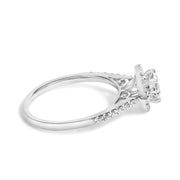 Bids.com 14K White Gold 1.00 Cttw Lab-Grown Diamond Oval Shaped Halo Engagement Ring (F-G Color, VS1-VS2 Clarity) - Ring Size 7 Rings White Smoke 7 / White.Gold,5 / White.Gold,6 / White.Gold,8 / White.Gold,9 / White.Gold,10 / White.Gold