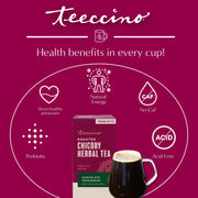 Teeccino Chocolate Peppermint Roasted Herbal Tea Herbal Tea Brown 25 tea bags