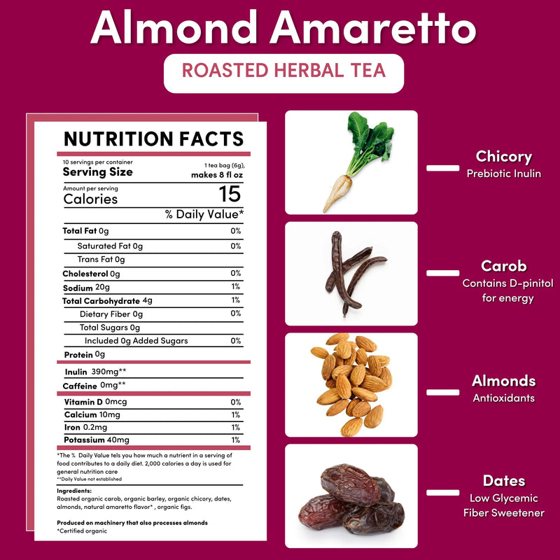 Almond Amaretto Roasted Herbal Tea