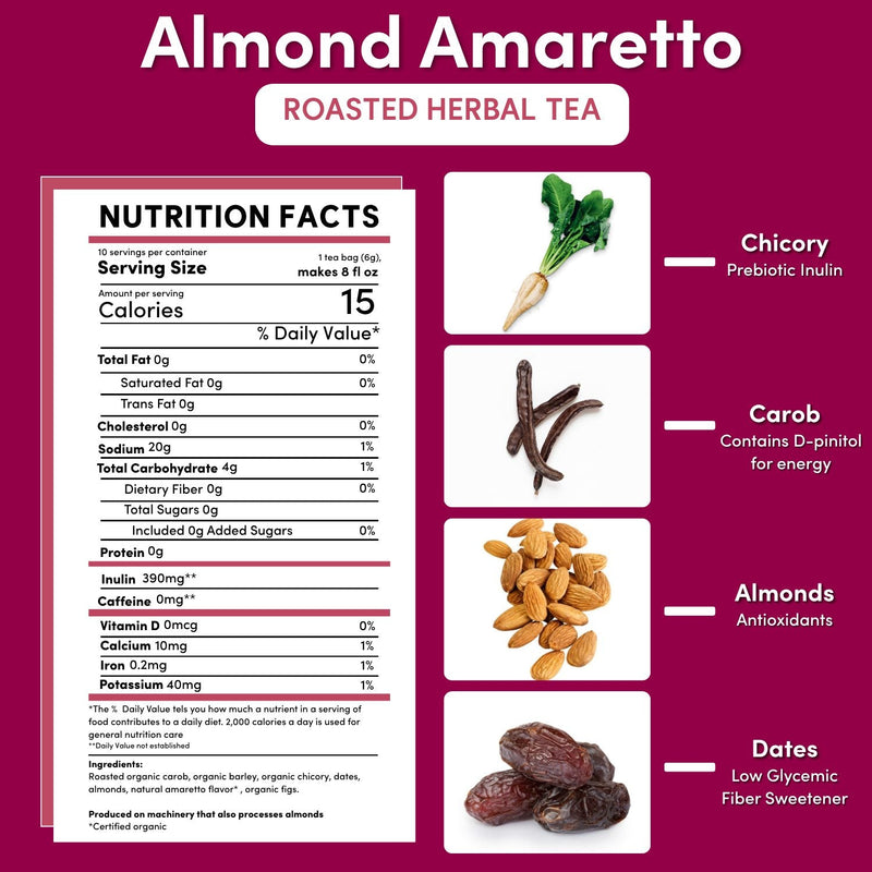 Almond Amaretto Roasted Herbal Tea