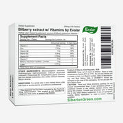 SiberianGreen.com Blueberry Forte with Lutein - 100 Tablets- Vision care and Eye care supplement Herbs White Smoke