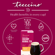 Teeccino English Toffee Roasted Herbal Tea Herbal Tea Brown 25 tea bags