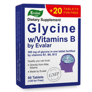 SiberianGreen.com Glycine Forte Evalar 60 Tabs Herbs White Smoke