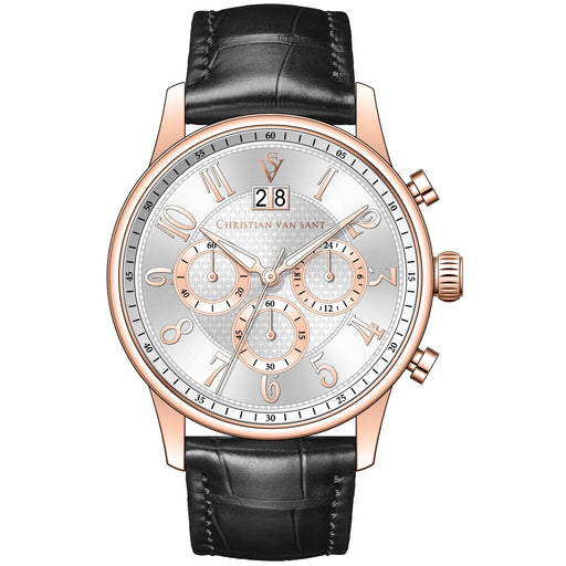 Bids.com Christian Van Sant Men's Heritage Watches White Smoke