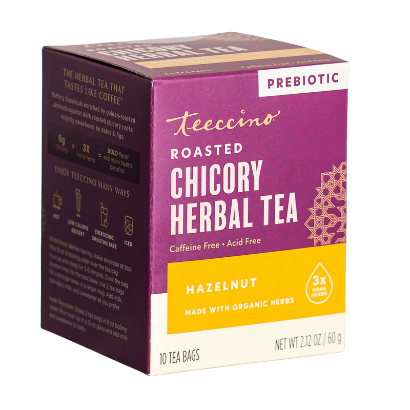 Teeccino Hazelnut Roasted Herbal Tea Herbal Tea Dark Slate Gray 10 tea bags