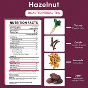 Teeccino Hazelnut Roasted Herbal Tea Herbal Tea