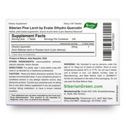 SiberianGreen.com Siberian Pine Larch by Evalar Dihydro Quercetin 100 Tabs Herbs White Smoke