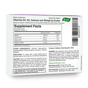SiberianGreen.com Mountain Calcium with Vitamins D3 + K2 and Shilajit - 80 Tablets | Evalar Herbs White Smoke