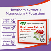 SiberianGreen.com Hawthorn Extract with Essential Minerals by Evalar 40 Tabs Herbs White Smoke