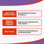 SiberianGreen.com Hawthorn Extract with Essential Minerals by Evalar 40 Tabs Herbs White Smoke