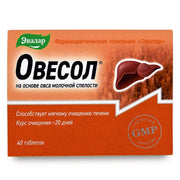 SiberianGreen.com Oat Extract with Herbs by Evalar Ovesol 40 Tabs Herbs Firebrick
