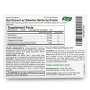 SiberianGreen.com Oat Extract with Herbs by Evalar Ovesol 40 Tabs Herbs Gray