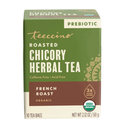 Teeccino French Roast Roasted Herbal Tea Herbal Tea Dark Olive Green 10 tea bags